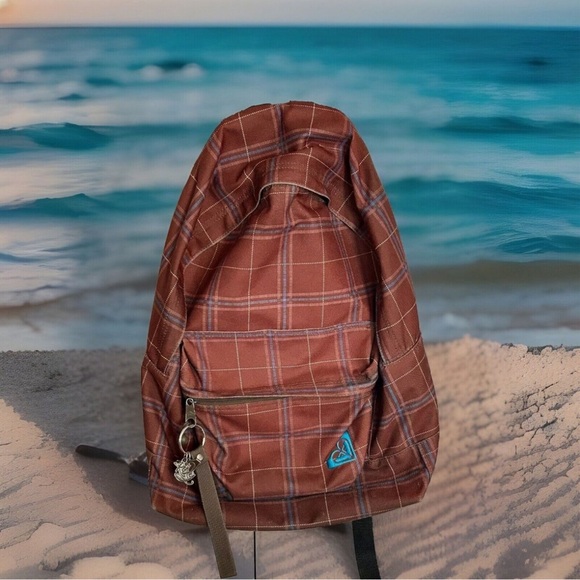 Plaid Roxy Backpack - Picture 1 of 1